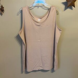 Lands’ End Tank Top XL  Camel (Tan) colored.